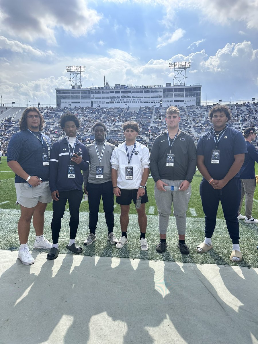 Luca Saurman (@luca_saurman) on Twitter photo Had a great time at PSU this weekend. Thank you coaches.
<a href="/CoachTerryPSU/">Terry M. Smith</a> <a href="/MikeWakins/">Mike Watkins</a> <a href="/calebtyler_psu/">Caleb Tyler</a> @CoachAllenPSU Had a great time at PSU this weekend. Thank you coaches.
<a href="/CoachTerryPSU/">Terry M. Smith</a> <a href="/MikeWakins/">Mike Watkins</a> <a href="/calebtyler_psu/">Caleb Tyler</a> @CoachAllenPSU