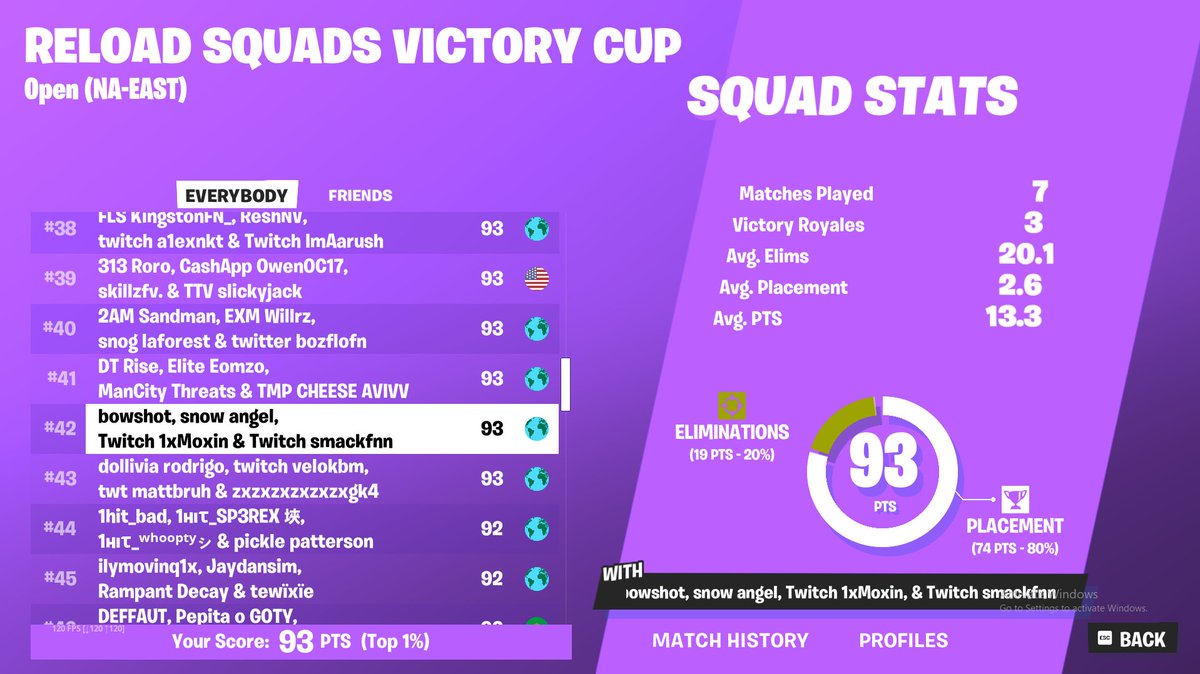 🏆Qualed Reload Squad Finals Again🏆Time To Go For Back To Back Wins Again💰
