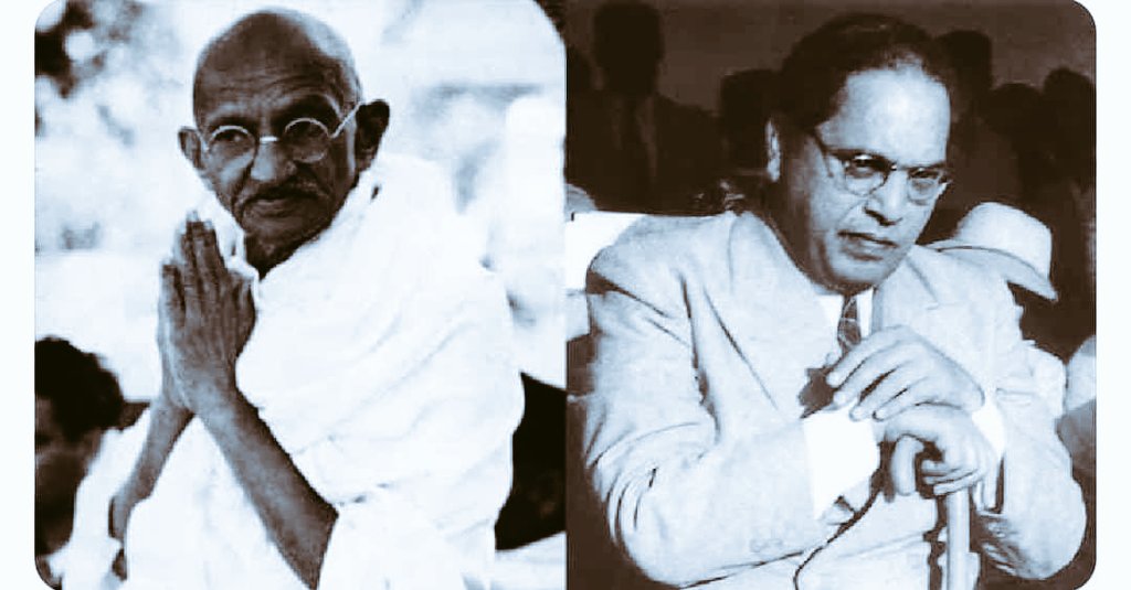 PratikRamteke26's tweet photo. #OnThisDay in 1932, two days before the Poona Pact, Dr #BabaSaheb Ambedkar travelled to Pune & met #Mahatma Gandhi. In the meeting Dr Ambedkar strongly said to Gandhi, "I want political power for my community. That is indispensible for our survival".
#PunaPact https://t.co/2uOkwpx6V7