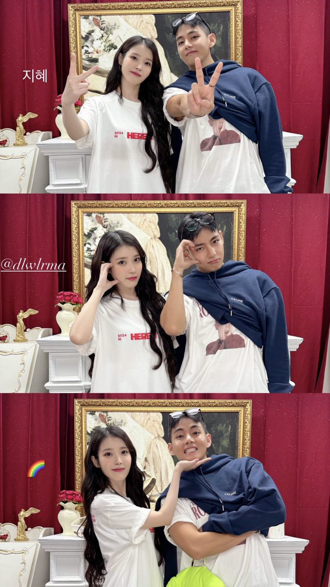 Taehyungimpact's tweet photo. KIM TAEHYUNG WITH IU 😭 https://t.co/N2CJ4JttK8