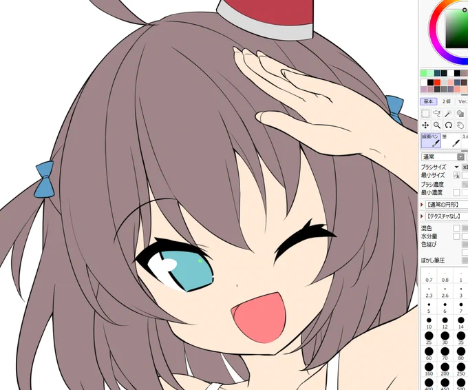 流石に毎日見ていて何も描かないのもストレスが溜まりますので 