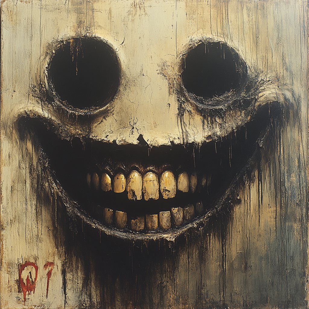Noriega_Ai's tweet photo. "The smile is chosen vehicle of all ambiguities"

Follow TikTok Noriega_Ai

#ai #aiart #AIグラビア #AIgirl #midjourney #scary #DevilsNight #scarydevil #fear #feardevil #scarymemes #horror #horrorart https://t.co/6OBhN2KrOD