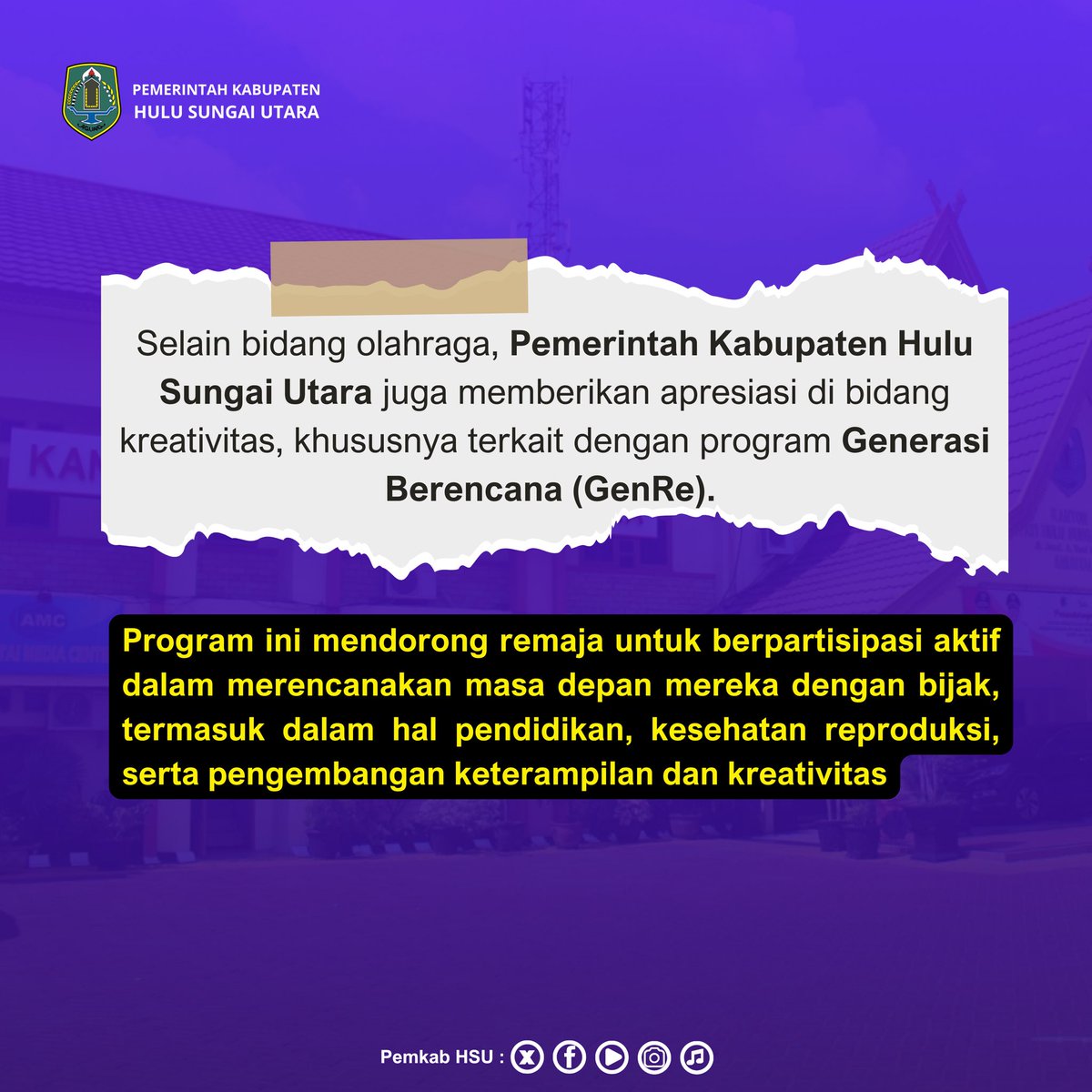 PemkabHsu's tweet photo. “Ketika mimpi menjadi nyata, dua pemuda/pemudi ini buktikan bahwa kerja keras dan tekad tak mengenal batas. Mereka kini berdiri di panggung nasional, menginspirasi generasi penerus! 🇲🇨

#AnakBangsaBerkarya
#pemkabhsu https://t.co/bNksB8APv1