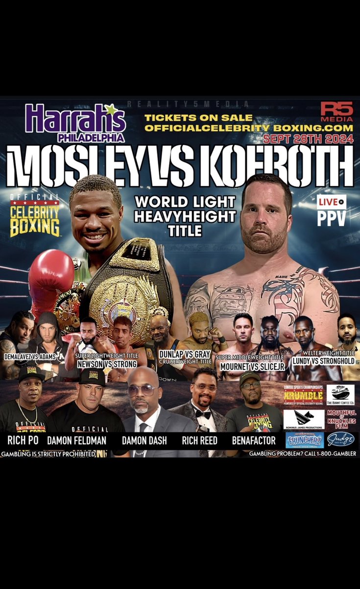 ‼️SHANE MOSLEY 
RETURNS TO THE RING SEPTEMBER 28TH AS A LIGHT HEAVYWEIGHT..‼️
😳😳

#Boxing
🤦‍♂️🤦‍♂️🥊🥊🥊🥊
