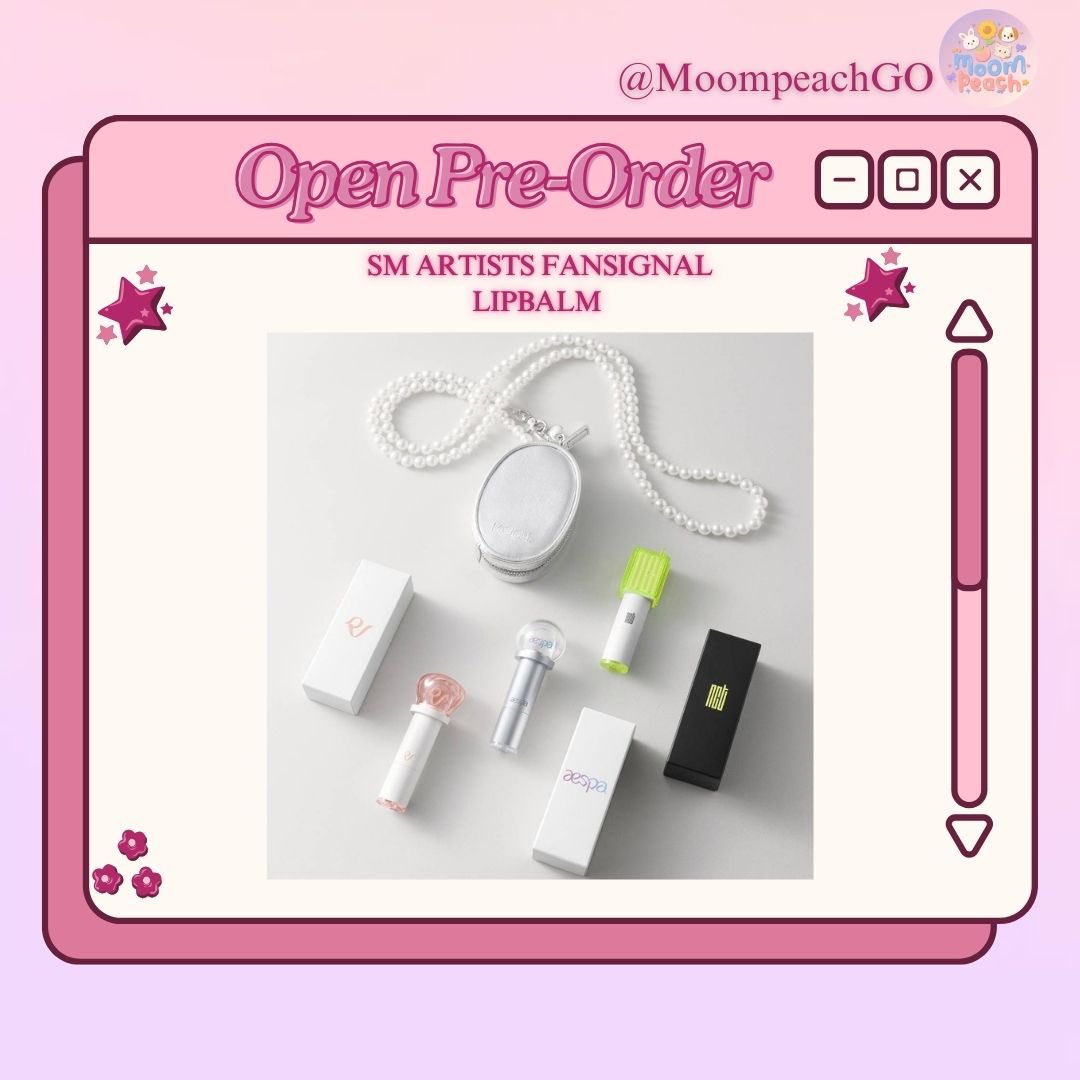 MoompeachGO's tweet photo. [Open Pre-order] SM ARTISTS FANSIGNAL LIPBALM 

💰320k | DP 290k (est 100gr)

✅️pilih grup (NCT, aespa, red velvet)
✅️bersih ina inc shipping tax
✅️grup Line
✅️pelunasan full 🍊
❌️packing

💌DM to Order

📍dom Jaktim https://t.co/WVToEkZg8Z