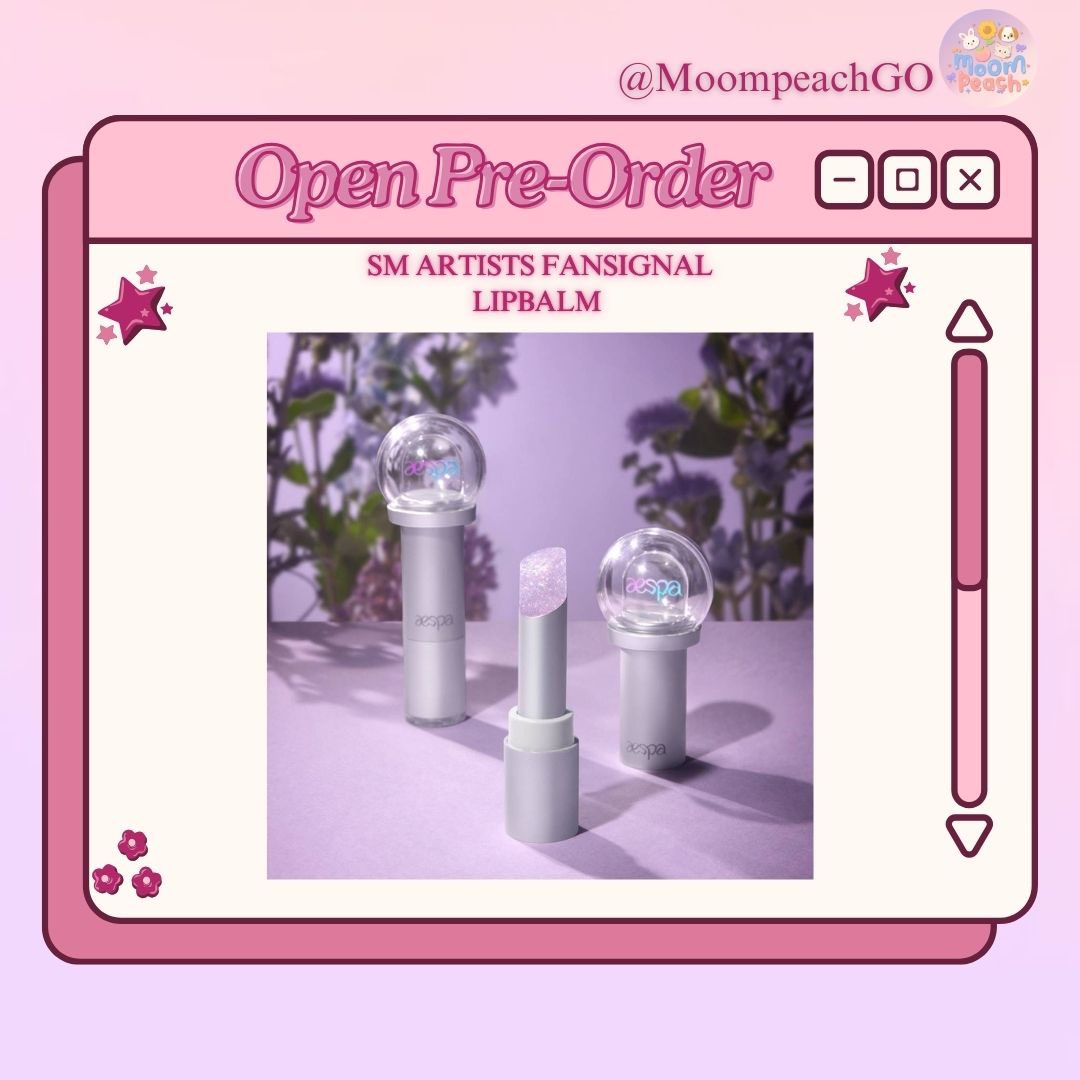 MoompeachGO's tweet photo. [Open Pre-order] SM ARTISTS FANSIGNAL LIPBALM 

💰320k | DP 290k (est 100gr)

✅️pilih grup (NCT, aespa, red velvet)
✅️bersih ina inc shipping tax
✅️grup Line
✅️pelunasan full 🍊
❌️packing

💌DM to Order

📍dom Jaktim https://t.co/WVToEkZg8Z