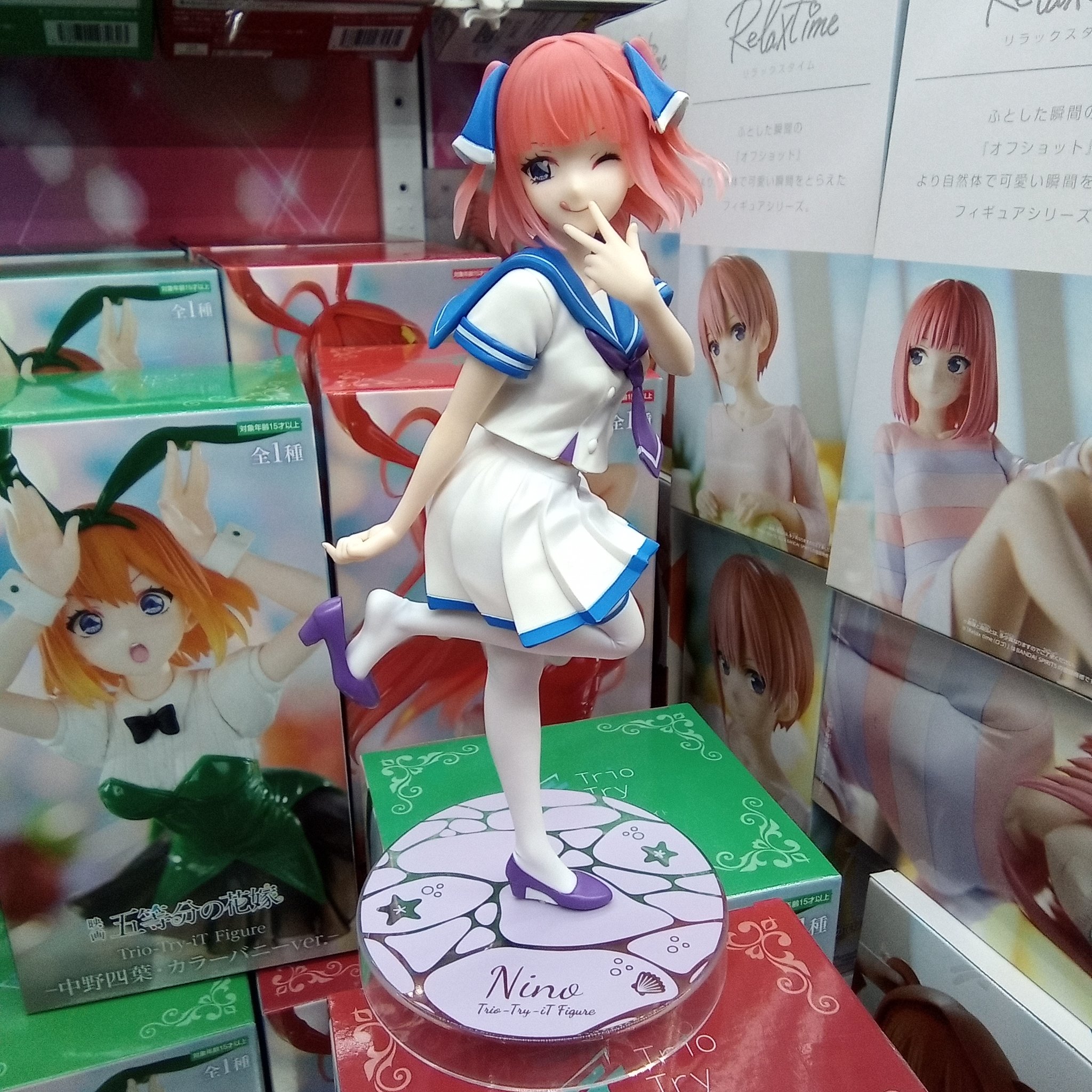 五等分の花嫁 カラー バニー マリンルック フィギュア セット売り 五等分の花嫁 フィギュア マリンルック・カラーバニー 8種セット