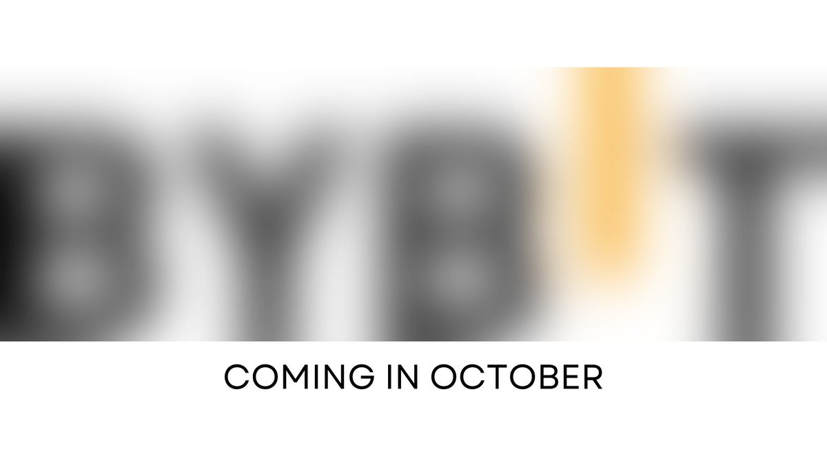 Coming to you in October lads