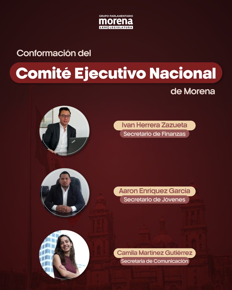 DiputadosMorena's tweet photo. ¡Apostamos por la unidad! Hoy renovamos en @PartidoMorenaMx la dirigencia para el periodo de 2024-2027, sabemos que el futuro de este movimiento está en excelentes manos, compañeras y compañeros con trayectorias destacadas, regidos bajo la honestidad y la excelencia. https://t.co/46EuCxMl5V