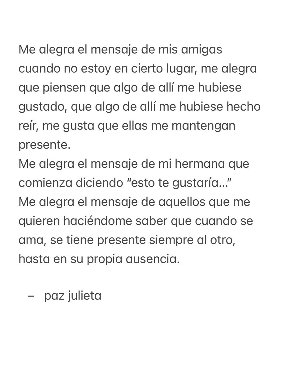 “La presencia de la ausencia” 🩷