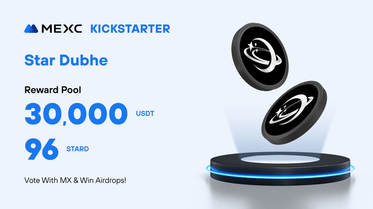 STARDcoin, a powerful Telegram bot designed to streamline your cryptocurrency  trading experience on the Binance Smart Chain (BSC), is coming to  #MEXCKickstarter 🚀 🗳Vote with $MX to share massive airdrops 📈 $STARD/USDT