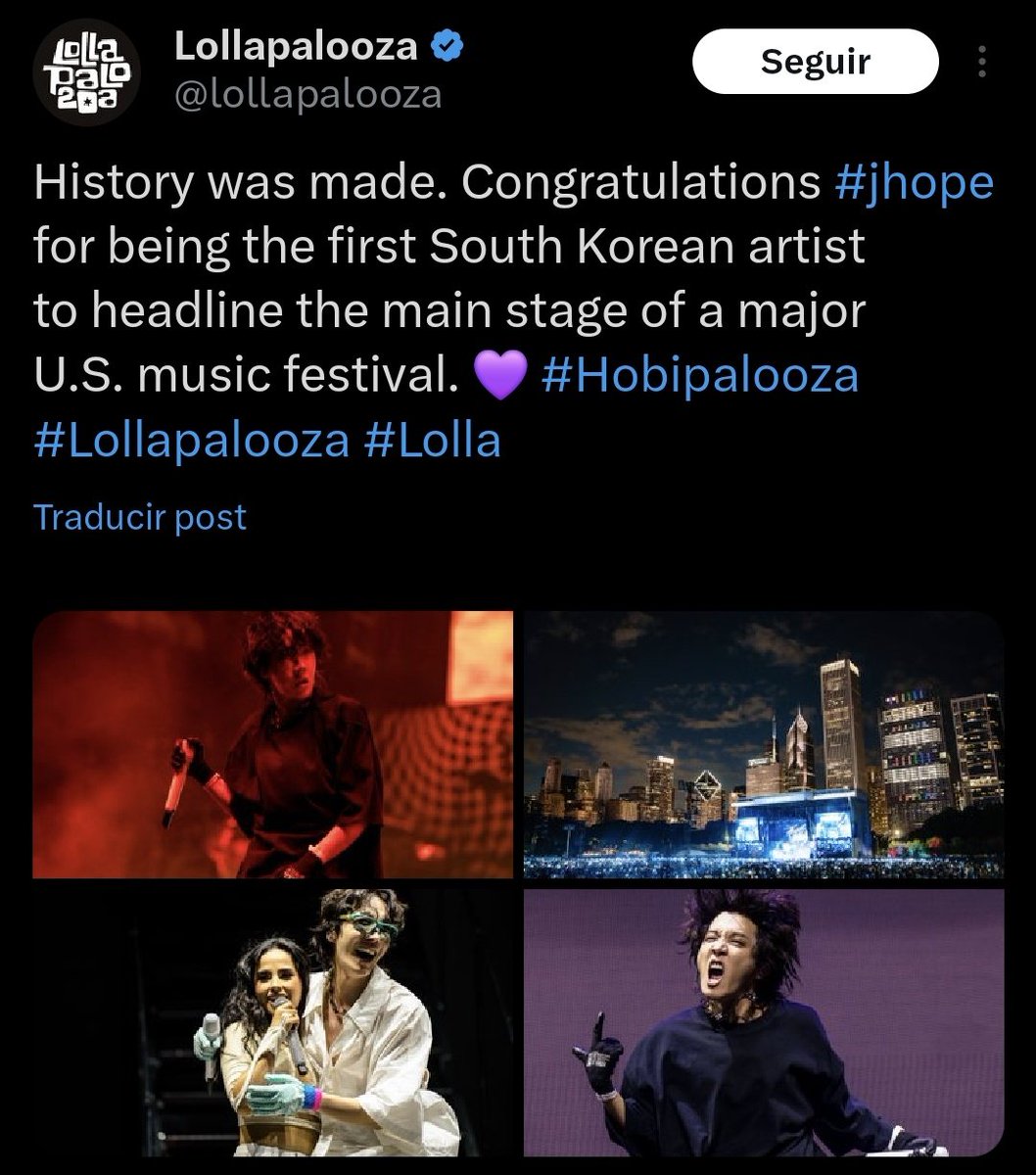 stayalivejksg's tweet photo. LO JODIDO QUE ES KMEDIA, DEJEN SUS COMENTARIOS 🫵 

롤라팔루자 한국가수 최초 헤드라이너 제이홉이라는건 그리고 룰라팔루자 역대 최다 티켓 판매 기록을 세웠다는거!!!!!! 이건 절대 바뀔 수 없는 기록이라는!!!

롤라팔루자 한국가수 최초 헤드라이너 
#JHOPE  #룰라팔루자_JHOPE https://t.co/qEpR4XcigY