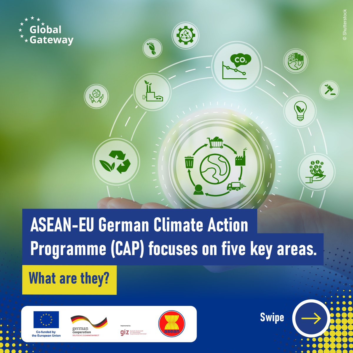 EUinASEAN's tweet photo. Powering ASEAN with ambitious climate and energy action🌿⚡️
The ASEAN-EU German Climate Action Programme (CAP) is working to empower ASEAN to lead regional cooperation, driving ambitious climate policies including sustainable energy.
Learn more about what the programme does! https://t.co/efgDV8Snug