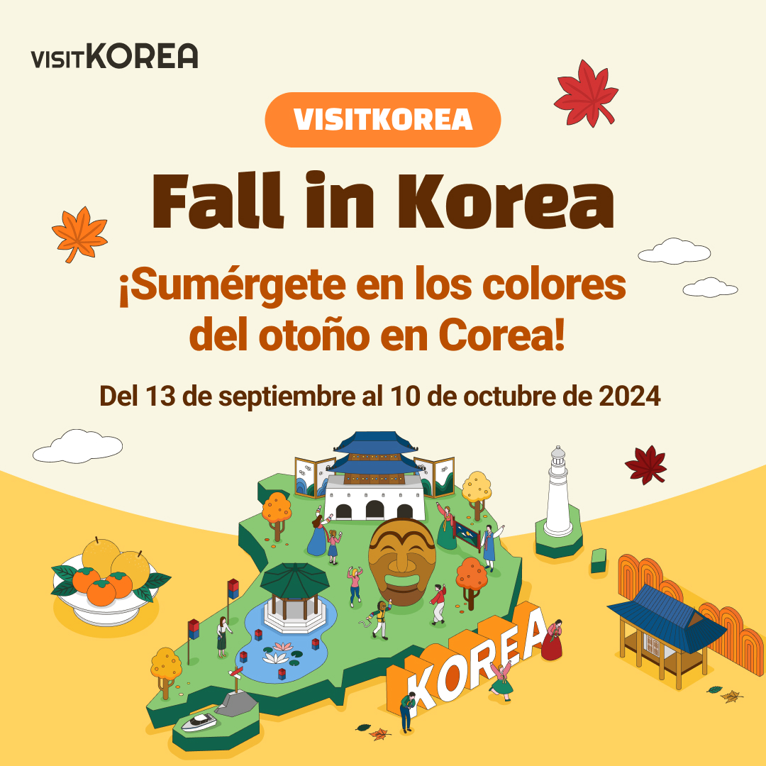 VisitaCorea's tweet photo. [Campaña del otoño 🍂🍁]

😀 Gana un viaje a Corea participando en el siguiente evento ⤵️

https://t.co/SgSttKp8Gm https://t.co/R3Xeapz9NB