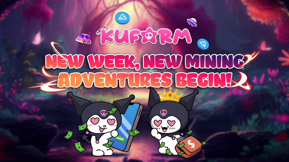 KuGame_Official's tweet photo. 🌟 A brand new week is just around the corner, and it's time to gear up for some exciting mining action! 

🚀💰 Whether you're just starting out or picking up where you left off, this week holds endless possibilities. Let’s dig deep, stay motivated, and make every moment count!

Big wins and achievements are waiting—let’s seize them! 💪✨

🌐 Our Social Media:
- X: https://t.co/t9aaSzUhqJ
- Tele Chat: https://t.co/h7j1z5QEll
- Tele announcement: https://t.co/LlvttRbpY7
- Youtube: https://t.co/EY048kre5y
- Coin Market Cap: https://t.co/4KzbgjTDZ7