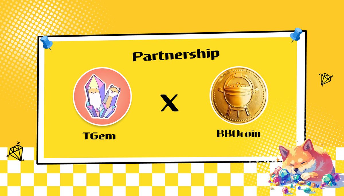 🎉We are excited to announce our partnership with <a href="/BBQ_Coin/">BBQCOIN</a>
🤝This collaboration will increase our impact, improving the user experience and delivering more value.

🚀BBQCoin is a collection of casual party games on the Telegram and TON platforms.💎Our goal is to create an