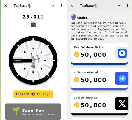 nguyenthanh1915's tweet photo. #TapBase Airdrop Free Tap To Earn
Con TAP hệ BASE đầu tiên khả năng lên sàn COINBASE được OGS follow.
Đăng ký theo link nhận 25k Poin
Link: https://t.co/jf4HjH9xGy
✔️ Hoàn thành các nhiệm vụ mục Tasks
✔️ Lấy link ref giới thiệu bạn bè kiếm thêm điểm.
✔️ Done https://t.co/Crub8dPW8Q
