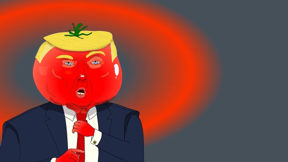 TomatoERC20's tweet photo. TRUMPTATO 😂 https://t.co/T63RUegufC