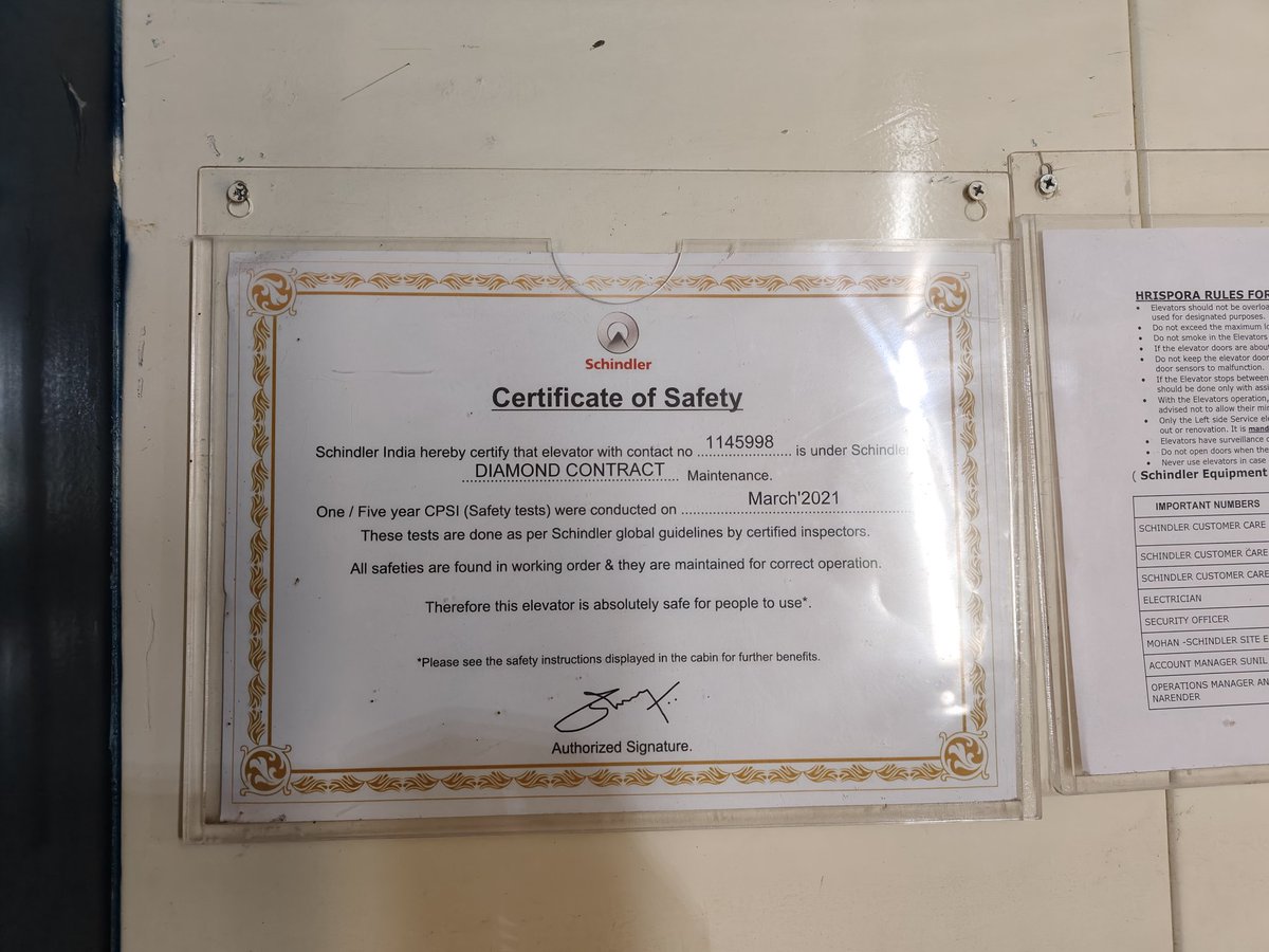 ishank_dubey's tweet photo. Lifts went out SLA in March 2021. Today is 23rd Sept 2024. Can you take corrective measures before something tragic happens? @CommissionrGHMC
@KVishReddy https://t.co/FeeJIKnWXW