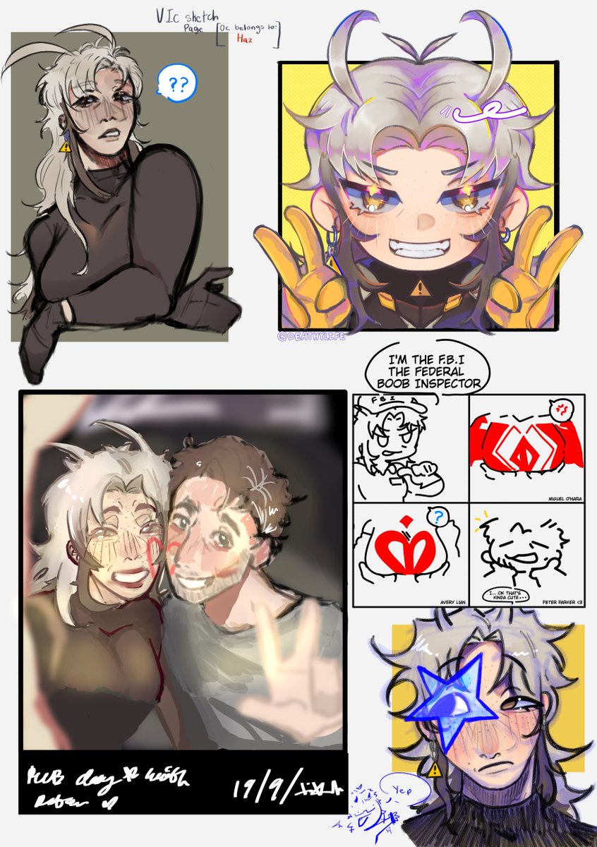 DeathyLife's tweet image. I'm obsessed with her. 
@Hazmite