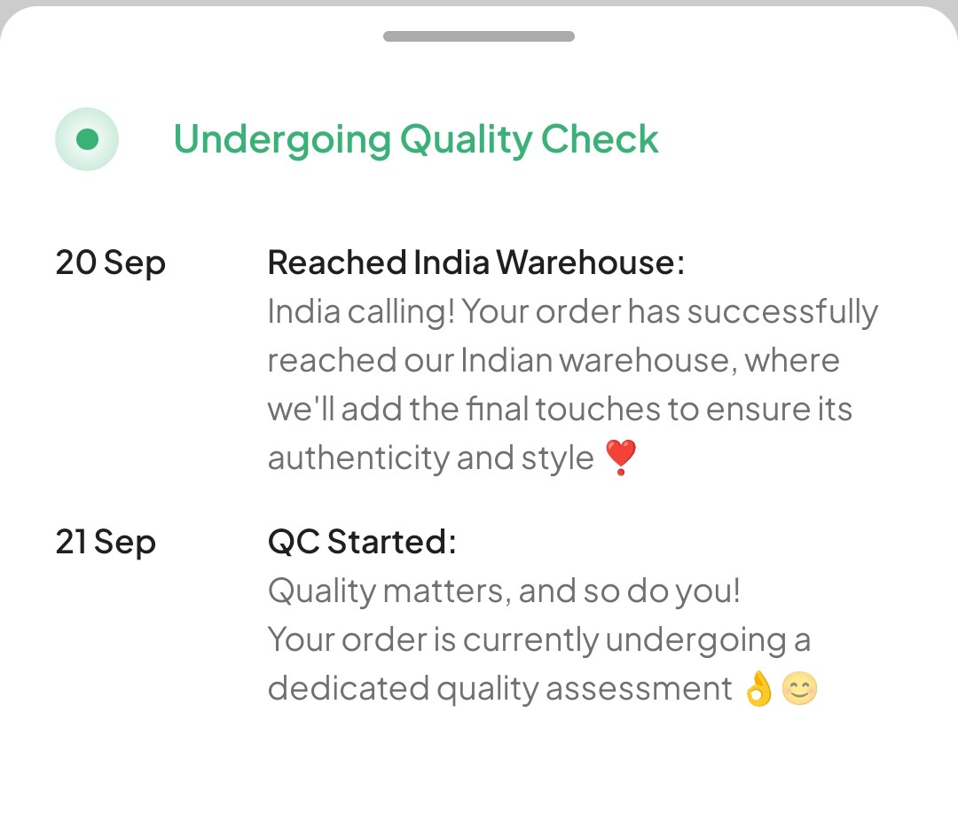 ami_subdas's tweet photo. @SumitJasoria 
First time customer  experience with #newmeasia 
Order 11-Sep. Estimated delivery 19-21 Sep
19-Sep:  estimated delivery changed to 23-25 Sep
21-Sep: estimated delivery changed to 25-27 Sep
Order stuck at QC started since 21-Sep
Contacting support does not help 😮‍💨 https://t.co/cjkN2GgWq3