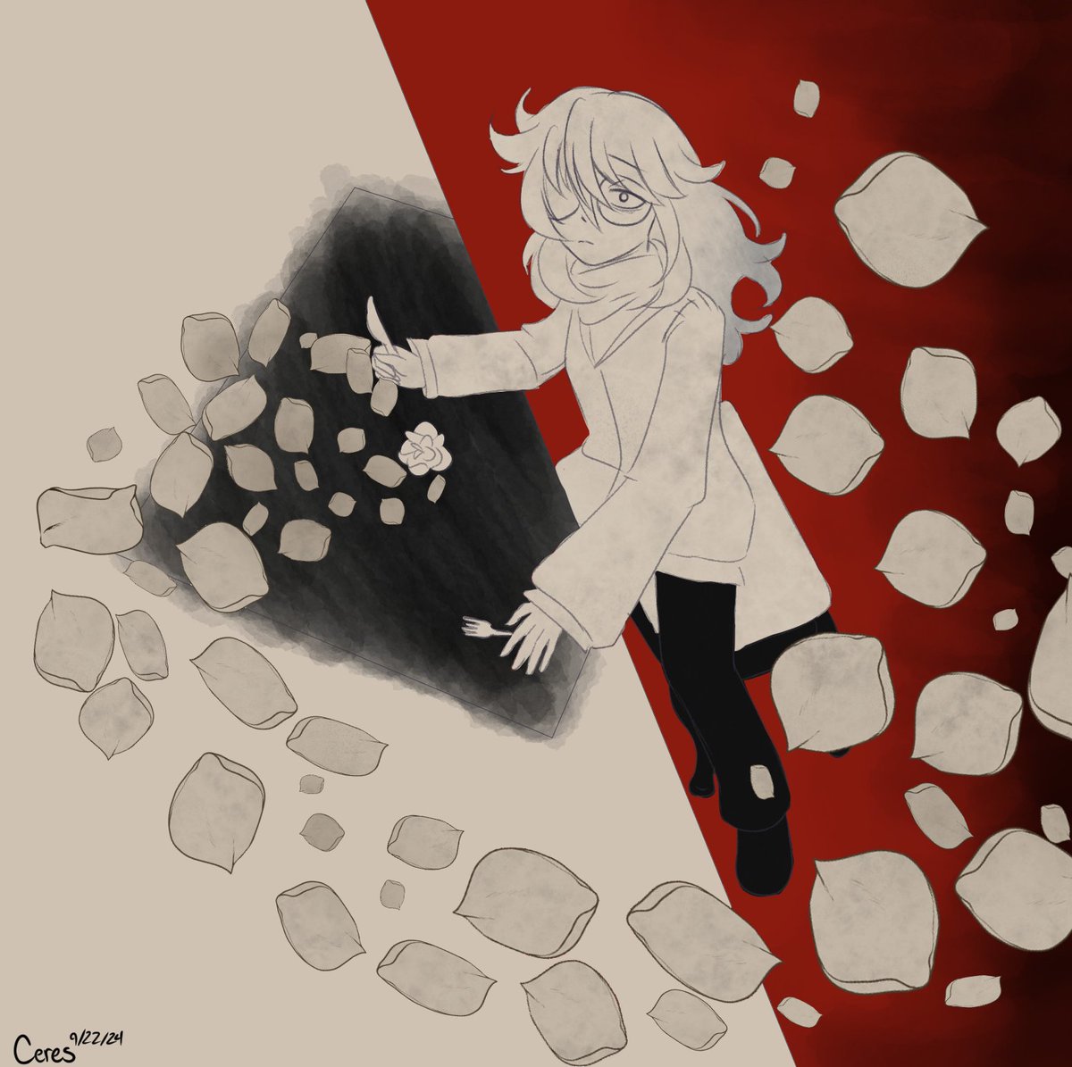 what I loved is not really something significant;
i merely have taken in everything i held and saw. 
-- 🥀.

#ocart #yumetwt #yumesona