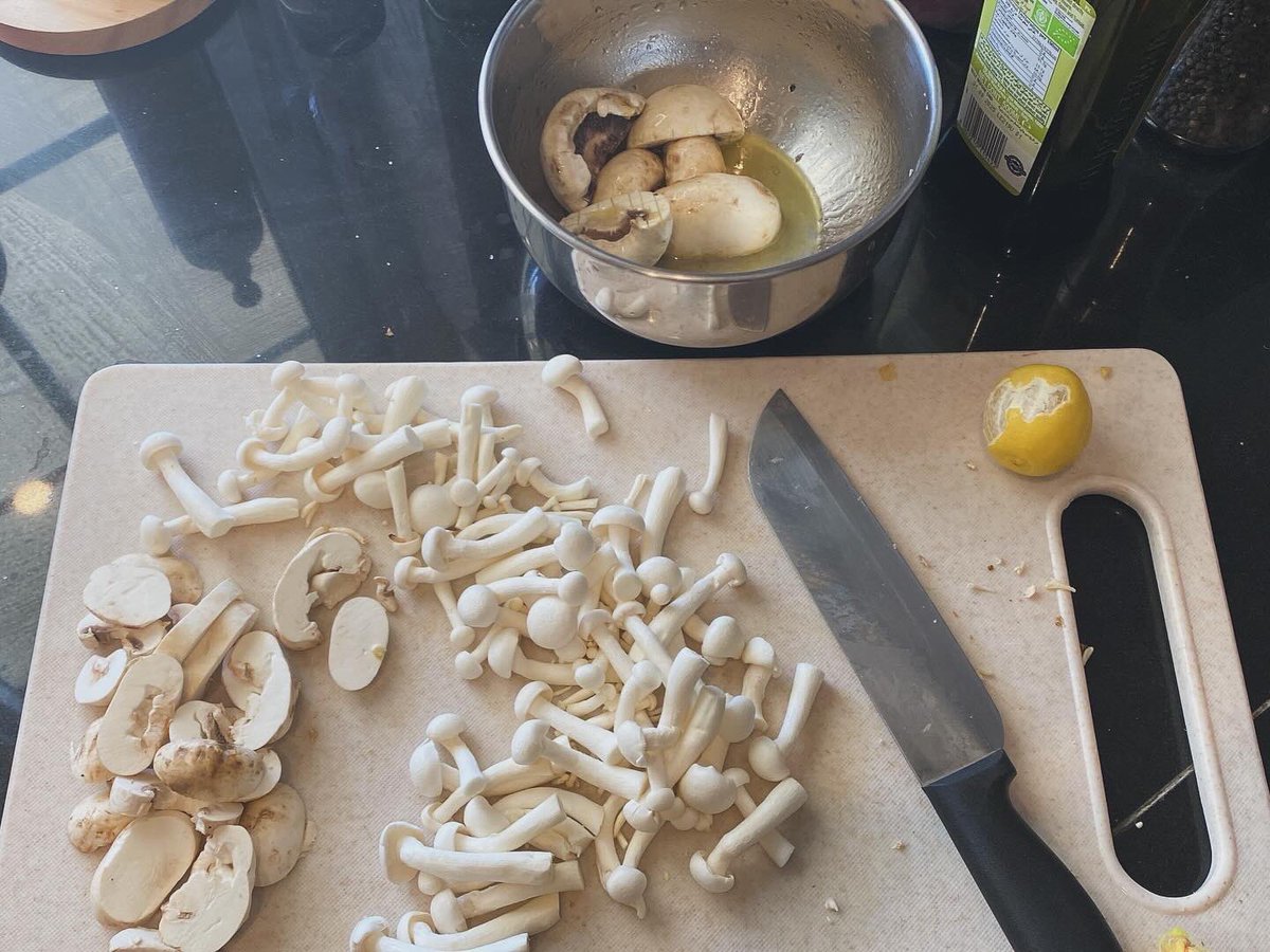 Mushroom Risotto, trying a new recipe this time.