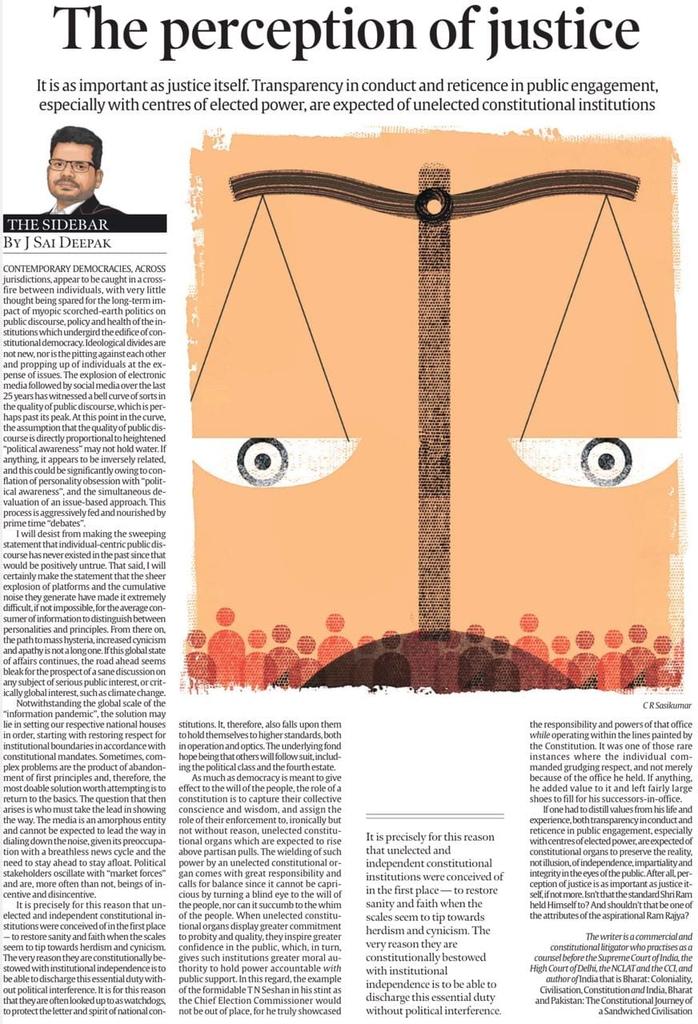 jsaideepak's tweet photo. @IndianExpress My 12th piece in my column #TheSidebar in The @IndianExpress. Here is the link - https://t.co/zClO1TJbNb https://t.co/kTjM6i3jYr