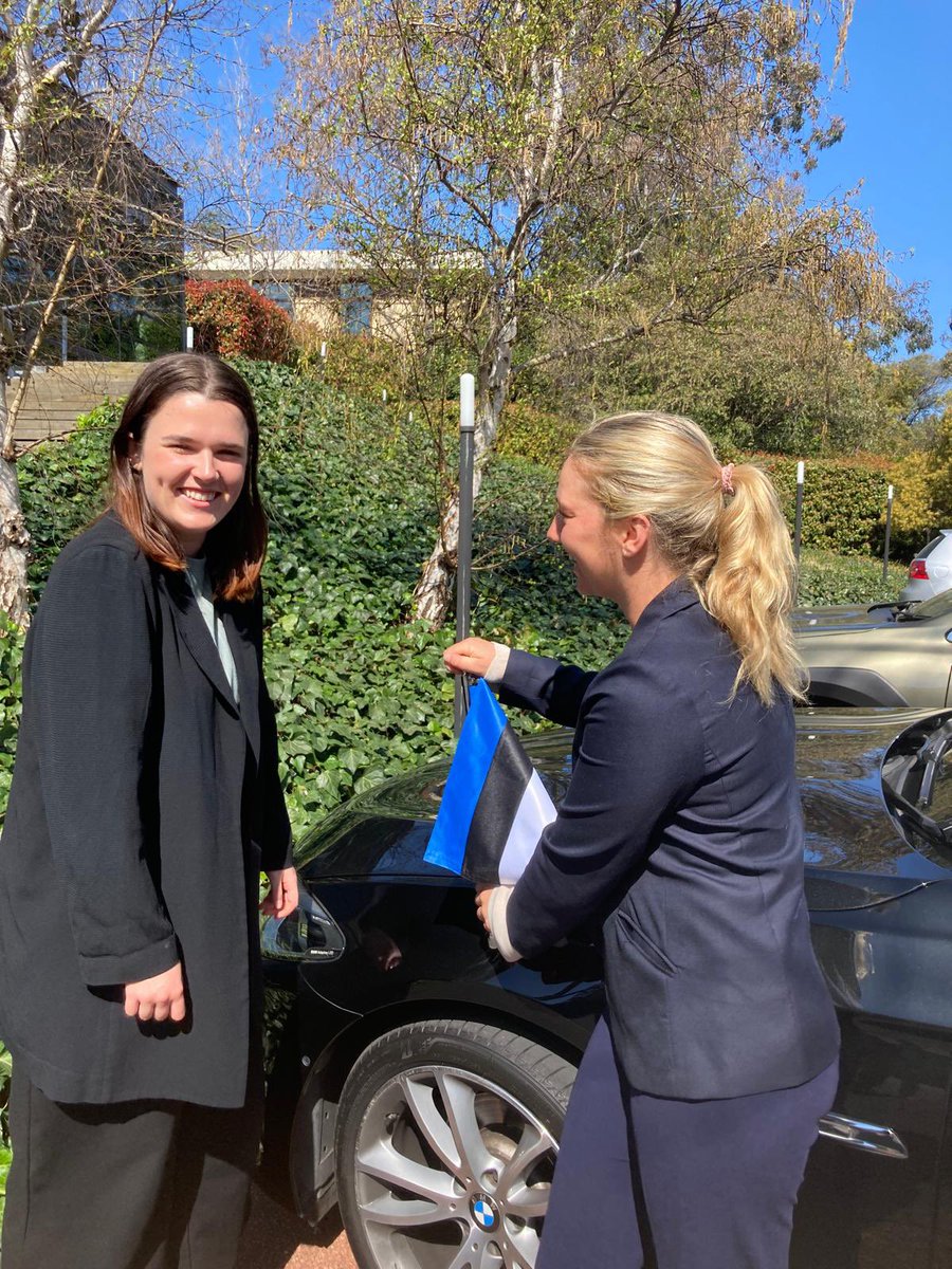 Jaan Reinhold (@ambjaanreinhold) on Twitter photo Delighted to host the Girls Run the World participants Elizabeth and Annaliese at <a href="/EstEmbassyAUS/">Estonia in Australia</a>. Good exchange of views on ๐ช๐บ perception in ๐ฆ๐บ, many fresh ideas from young people interested in foreign policy. Grateful to <a href="/EUinAus/">EU in Australia</a> for organising. <a href="/MFAestonia/">Estonian MFA ๐ช๐ช | ๐ป #StandWithUkraine</a> ๐๐ช๐บ๐ช๐ช๐ฆ๐บ Delighted to host the Girls Run the World participants Elizabeth and Annaliese at <a href="/EstEmbassyAUS/">Estonia in Australia</a>. Good exchange of views on ๐ช๐บ perception in ๐ฆ๐บ, many fresh ideas from young people interested in foreign policy. Grateful to <a href="/EUinAus/">EU in Australia</a> for organising. <a href="/MFAestonia/">Estonian MFA ๐ช๐ช | ๐ป #StandWithUkraine</a> ๐๐ช๐บ๐ช๐ช๐ฆ๐บ