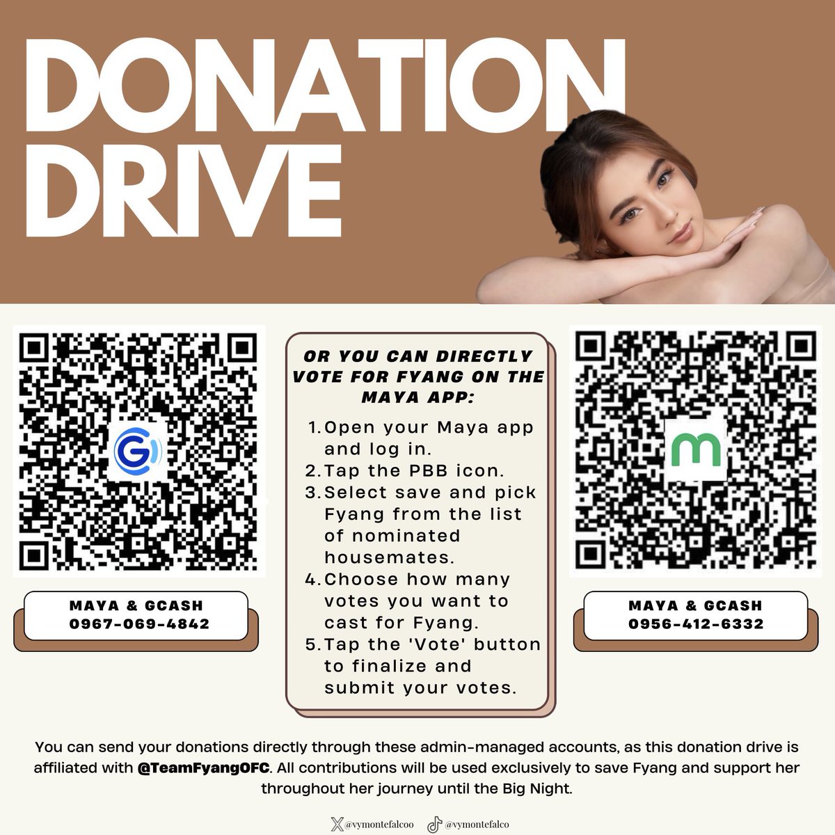 donation drive from @vymontefalcoo

BBS FYANG