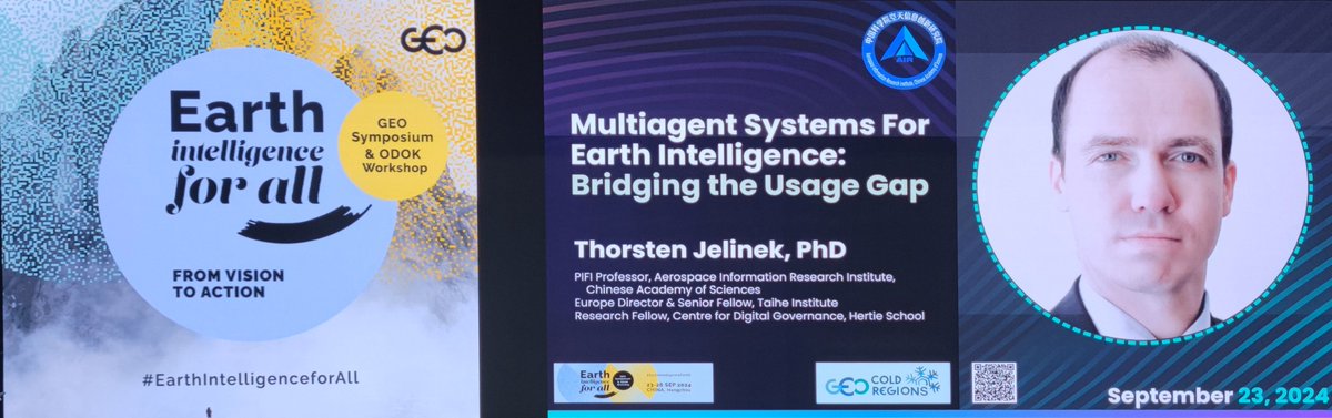 geo_coldregions's tweet image. Multiagent Systems For Earth Intelligence: Bridging the usage gap - heading for the next generation of Digital Cold Regions to Earth Intelligence. We've been long-term of the EOs, Data, User Cases of good pilot applications, and Digital Systems, to the Post2025 of Intelligence.