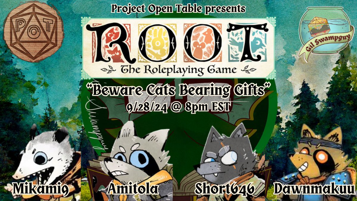 Gil Swampguy 🐊🌿 Swamp Dad TTRPG Vtuber tweet media