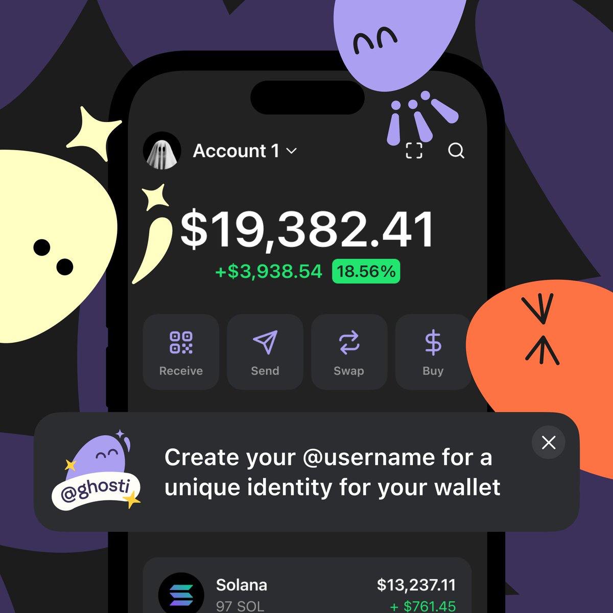 AntonProfiT's tweet photo. Important information for any active cryptan. ❗️ Don't miss

@phantom wallet is a non-custodial wallet on the Solana network, which I already filmed a very detailed tutorial about [ttps://youtu.be/zDCPtB5qeMM](https://t.co/BRh47F9WKv).

ℹ️ Phantom Wallet announced https://t.co/VcwNMu6PPU the ability to create your own username within the app/extension.

We don't know what this will affect in the future, but the mere fact that we have the ability to have a unique domain within the wallet could be important.

✅ Benefits of having a username:

Creating a username makes it easier to act anonymously

Speeds up sending cryptocurrency to other users

Synchronization of accounts on different devices

✅ To get a username:

Go to the Phantom app/extension

Under the balance look for a banner with the creation of a username.

❗️ The banner is issued depending on the date of wallet creation and may not be available to everyone. 

Just periodically go in and check if it appears, as in the screenshot in the post title, in your wallet.

More important project information in my Telegram channel 👇

Be sure to subscribe to:

- main channel https://t.co/TSqFXcNL1G, 

- airdrop channel https://t.co/PvicHS4mAI 

- news channel https://t.co/cvfTZgCZu7 with important project updates✊

I hope my tweet was useful to you.

Follow @AntonProfiT to see more!

Get Likes/Retweets by promoting content.