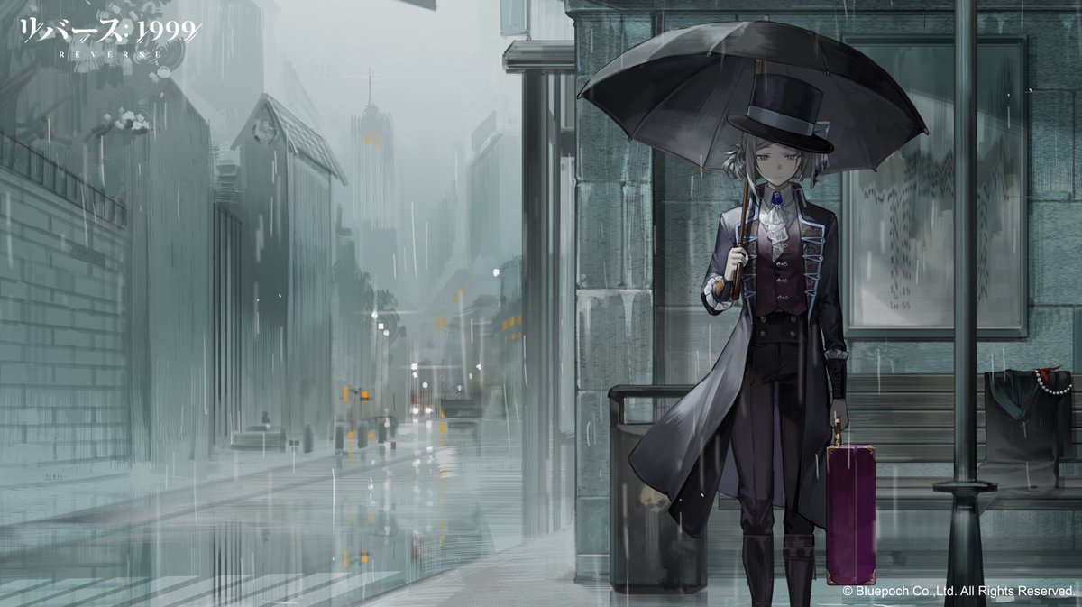 『リバース：1999』ヴェルティEP「ウブゴエ」のイラストを描かせていただきました🌧️