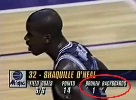 NBAMemes's tweet photo. Shaq had one of the coolest stats ever 😂 https://t.co/wnxPH4Bo5l
