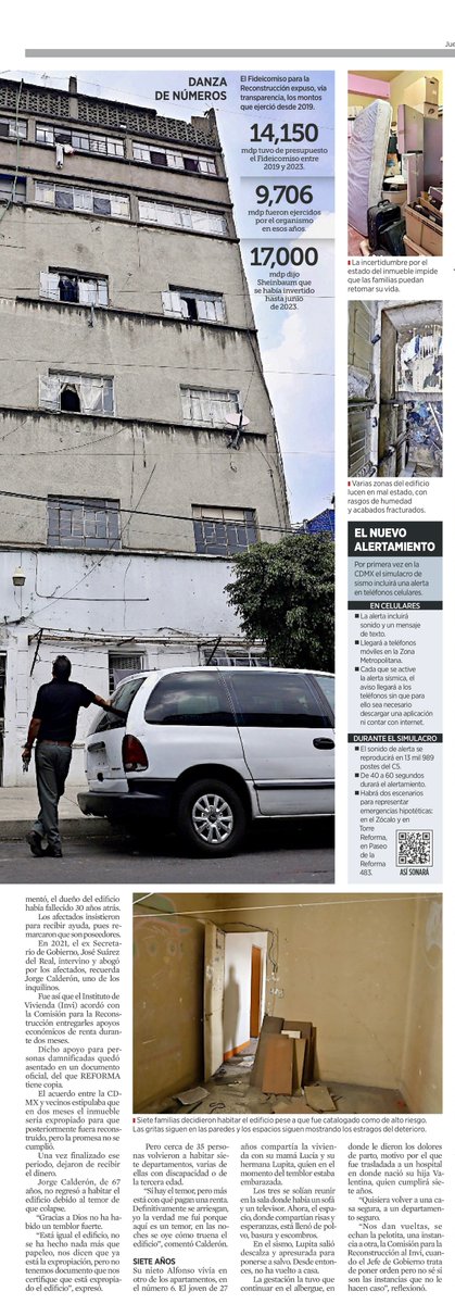 A 7 años del sismo del 19 de septiembre de 2017: reconstrucción inflada y gasto opaco - Vía <a href="/Reforma/">REFORMA</a>