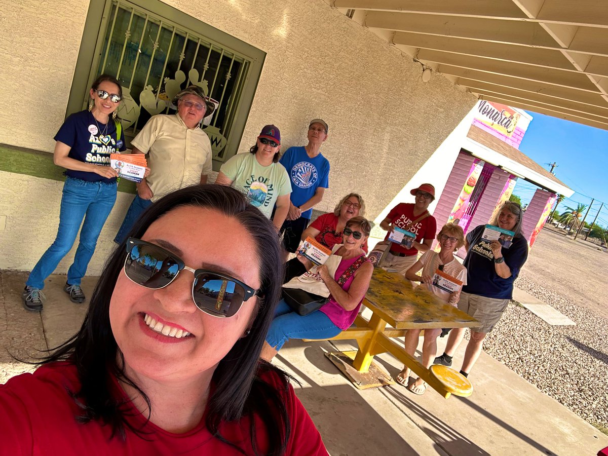 nickyin_'s tweet photo. Out on doors for @Seaman4House16 and @StaceyforAZ in Eloy this evening! The weather is perfect for evening doors and LD 16 is always fun! https://t.co/Wq9NKZNTZF