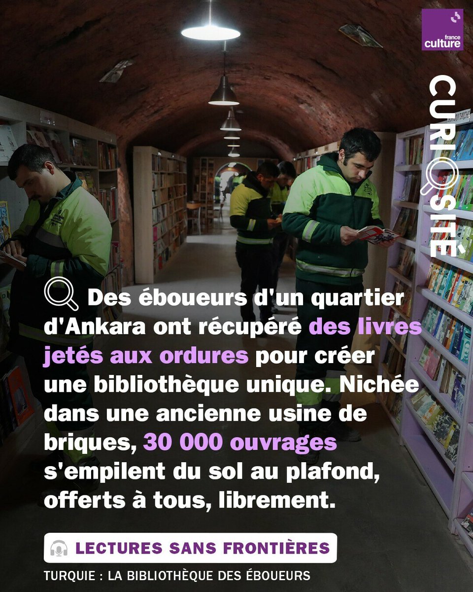 Désormais, les habitants du quartier déposent leurs livres dans un sac... à côté de la poubelle.
➡️ l.franceculture.fr/Hfx