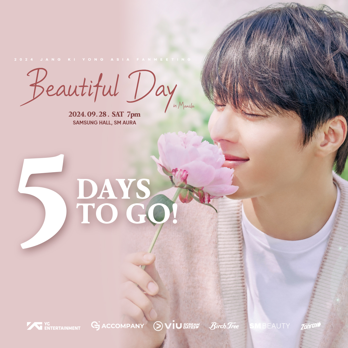 Viu_PH's tweet photo. 5 Days to go before the 2024 JANG KI YONG ASIA FAN MEETING <Beautiful Day> IN MANILA! 🫶

🎟️ Tickets are still available via SM Tickets
https://t.co/WI8rTabIqW

#BEAUTIFULDAY #fanmeeting #JANGKIYONG #장기용 #팬미팅
#YG #YGSTAGE #ACCOMPANY #JANGKIYONGinMNL #ViuScreamDates https://t.co/QMeiYTCYVB
