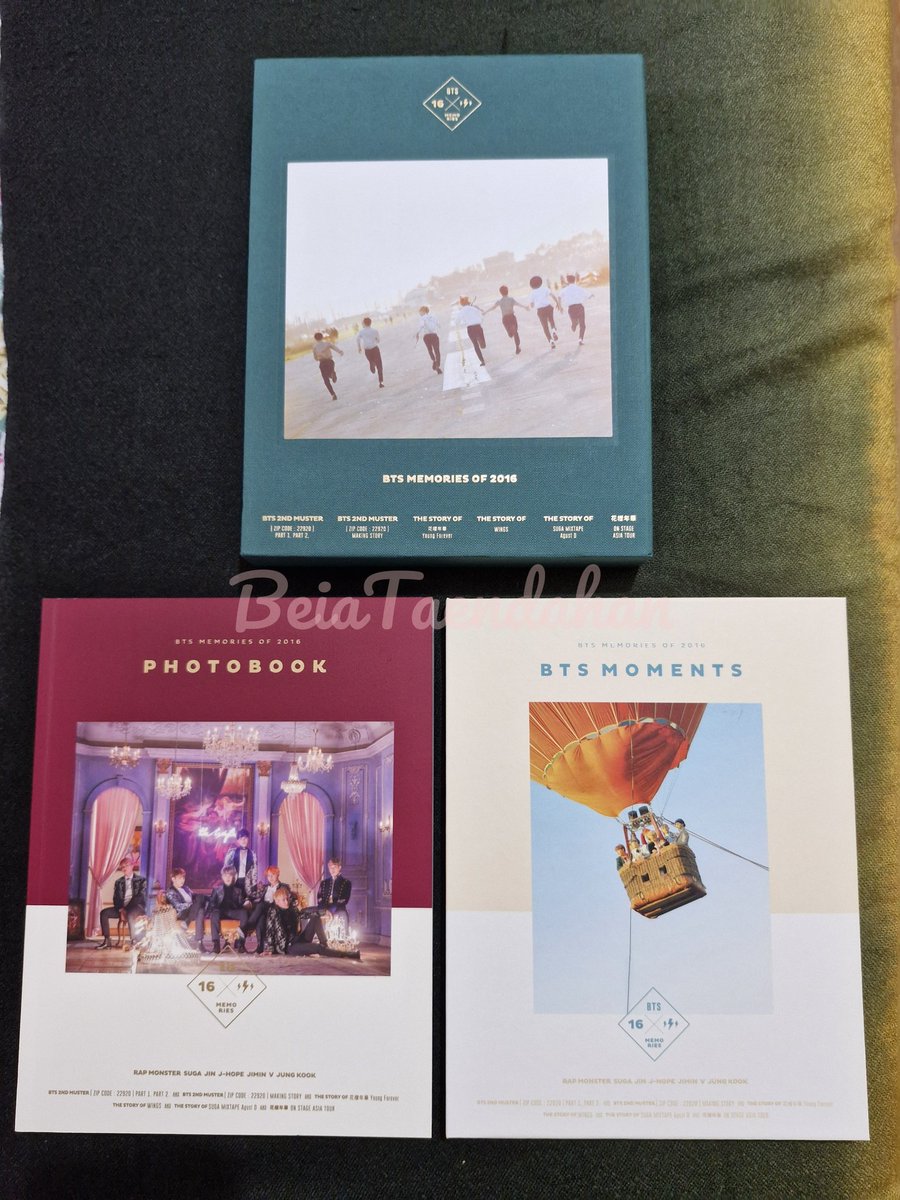 BeiaTaendahan's tweet photo. BTS Memories of 2016
(no PC)

PhP 2900 + sf

MOP: bpi, bdo, gcash
DOP: 1 wk
MOD: ggx, sdd
Loc: Laguna

DM to reserve &amp; for more photos

#BeiaTaehyungOnhand
wts lfb ph https://t.co/wd0qmQO3bb