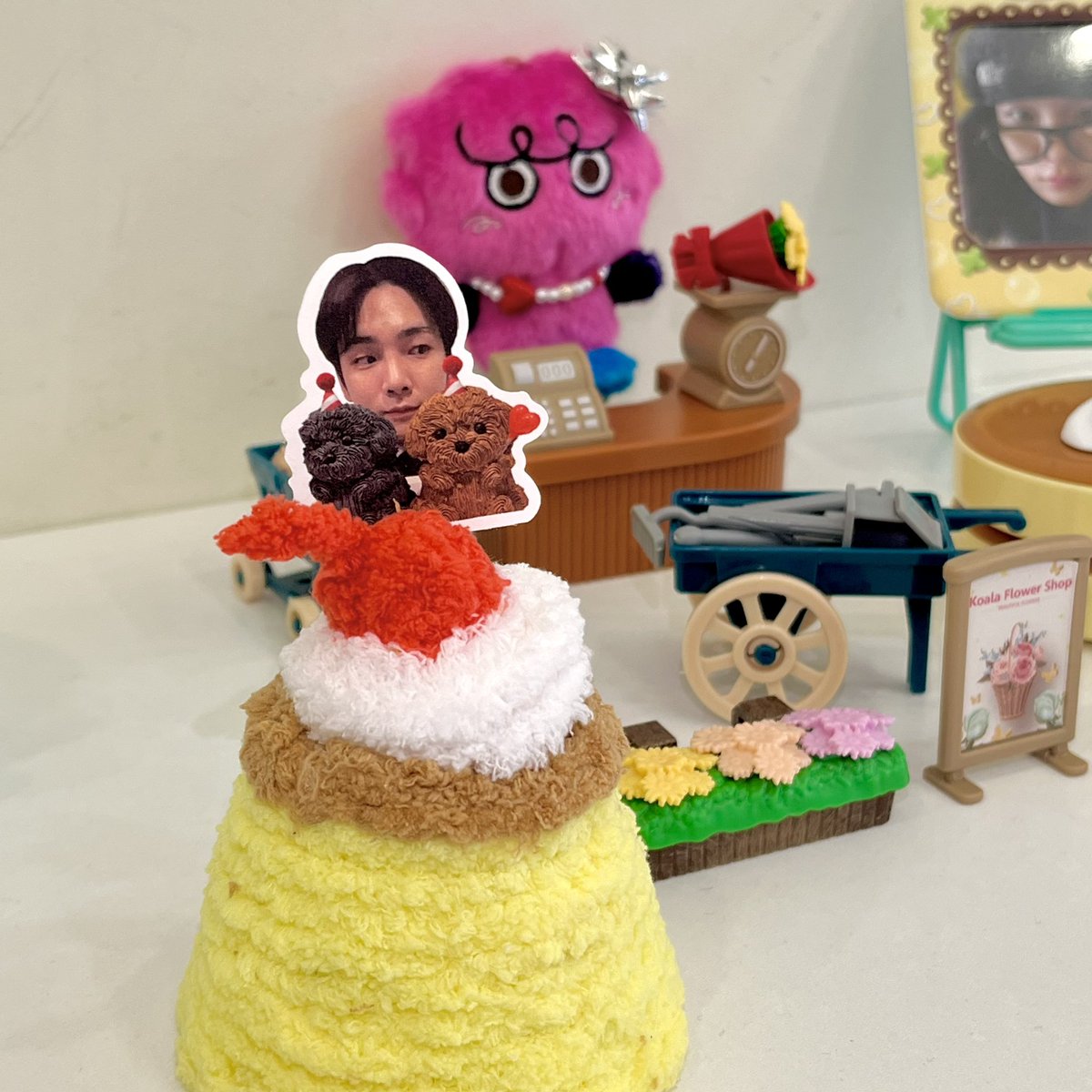 bummypudding's tweet photo. 오늘은 생일 당일 한정 보너스 케이크픽이 추가로 증정됩니다 *ˊᵕˋ* 
푸딩에 꽂으면 얼~마나 귀엽게요🥰?!?! https://t.co/z8oVQZV5oH