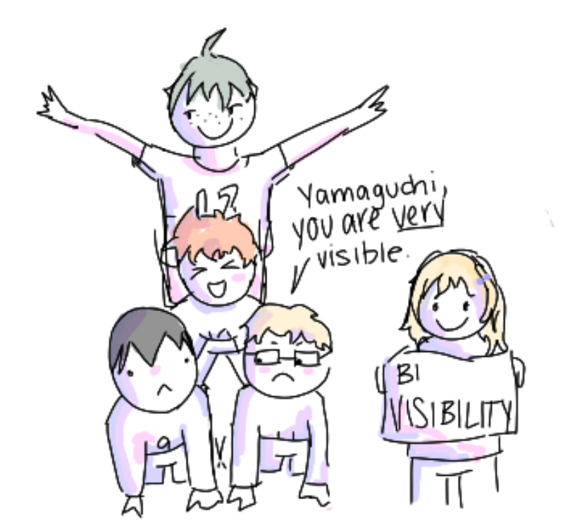oikageism's tweet photo. krsn5 celebrates yamaguchi/bi visibility day https://t.co/30JFR14rC0