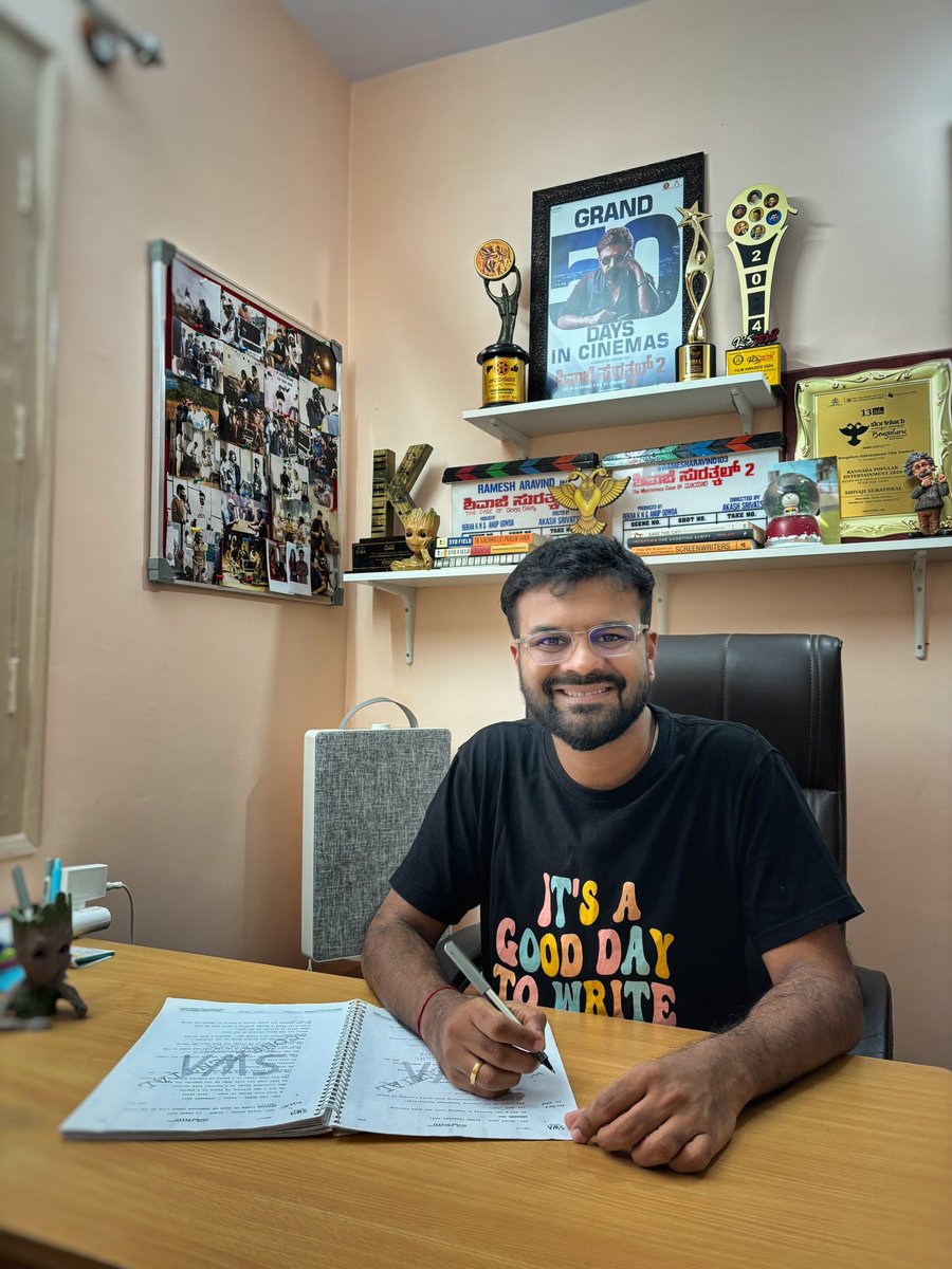 New beginnings at new office for #daijithemovie #vibhakashyapproduction #ramesharavind106 #daiji
