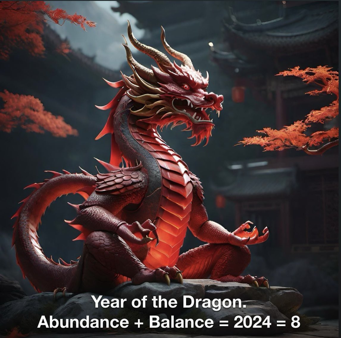 Year of the Dragon

The status of the dragon is high—the dragon among men is the emperor.