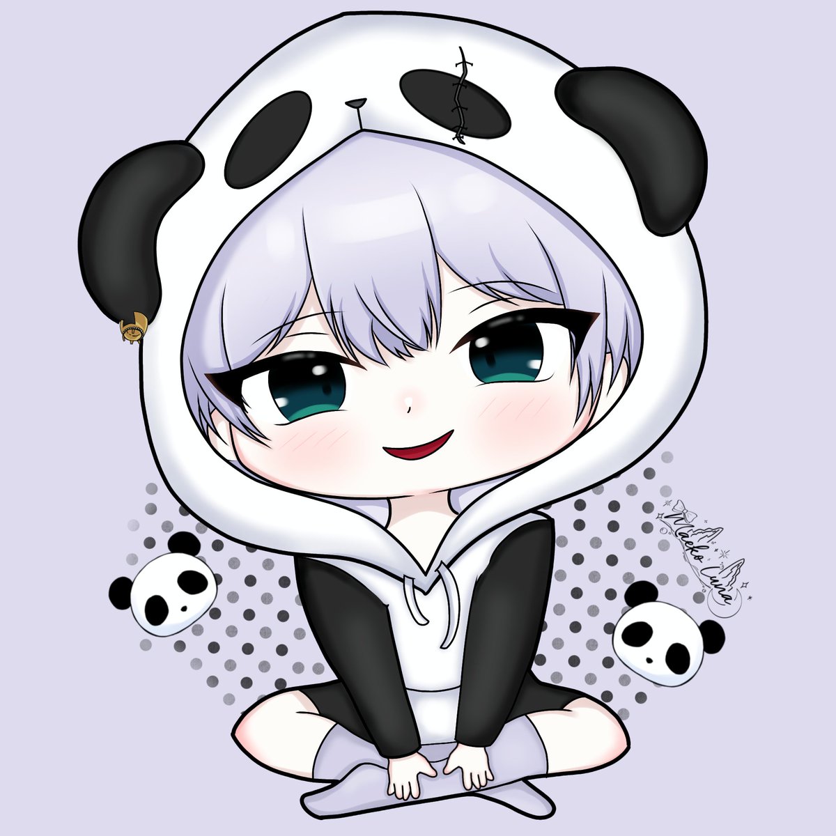 Lunaaaaa1221's tweet photo. Thx For Order Panpan!! 🐼❤
CUTENESS OVERLOAD!! 🩶🤍
.
FYI:
I'm always open commission for Chibi Art/Emotes/Sticker. Kindly DM/Chat me if you're interested. Thank You! 🩷 #chibiart #emotesvtuber #GDayEveryDay https://t.co/Ad5WNKa8ER
