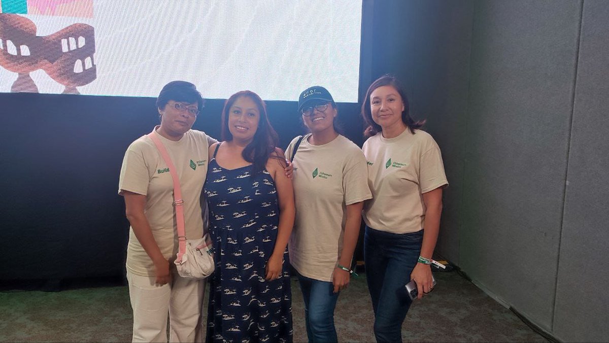 GspaHerr's tweet photo. "Gracias #ETHMEXICO2024 por la oportunidad de ser voluntaria, de aterrizar ideas y ponerle rostro a personas que solo escuchaba en Spaces. 💡 Me llevo aprendizajes, amistades, y muchas ganas de seguir. ¡Nos vemos en #EthereumMexico2025 @ethereum_mexico @TalentProtocol @EF_ESP https://t.co/Yt5WVljtts