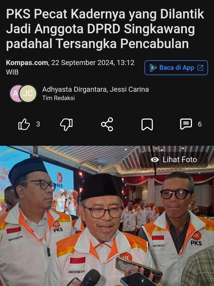 BangPino__'s tweet photo. Yang seperti ini harus kita apresiasi ya guys... 

Yang bagus kita Apresiasi, Yg kurang bagus kita Kritik dan beri masukan. 

Note : Jangan baper kalau dikasih Kritik dan Masukan wahai Kader2 jgn kayak kaum Jokowiyah yg suka ga terima kalau kena senggol 🤣 https://t.co/vknwkNmnOn