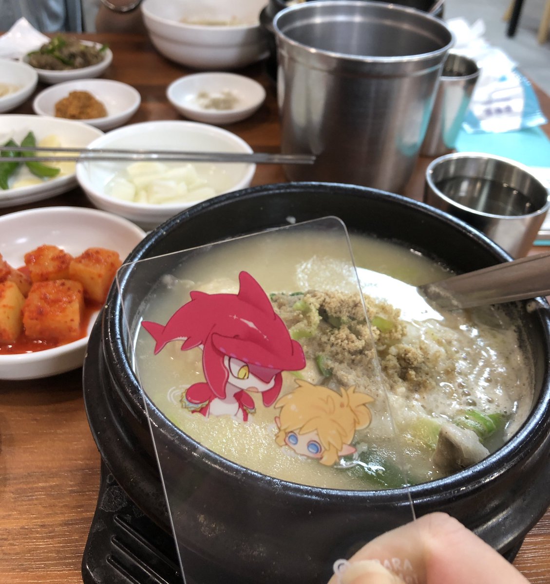 seraralei's tweet image. Zora味人參雞湯😋