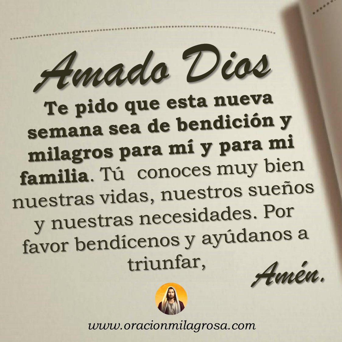 Oración para hoy lunes 23 de septiembre 👉  youtu.be/BRI-7caDaSI ✨