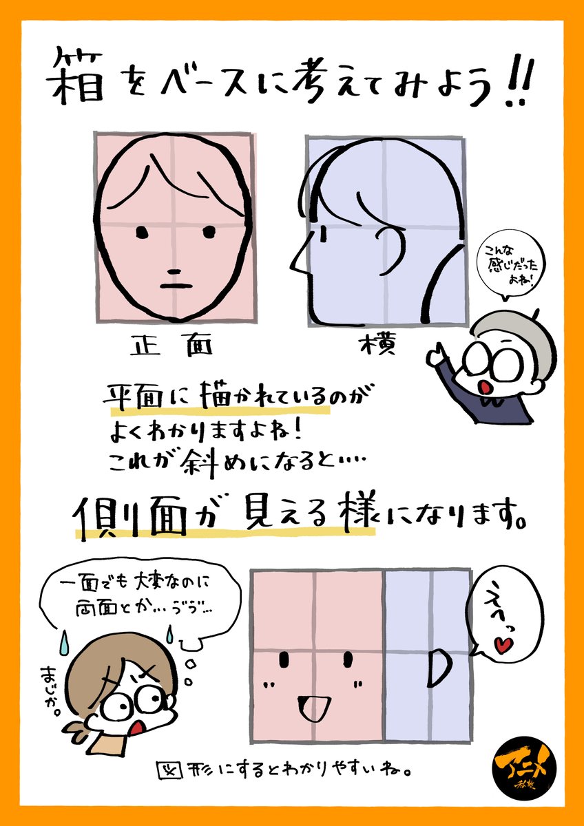 【220206デッサン会『顔斜め』】より
 早分かりレポ販売こちら⬇︎
 https://t.co/ZDUfKjRq7A 
